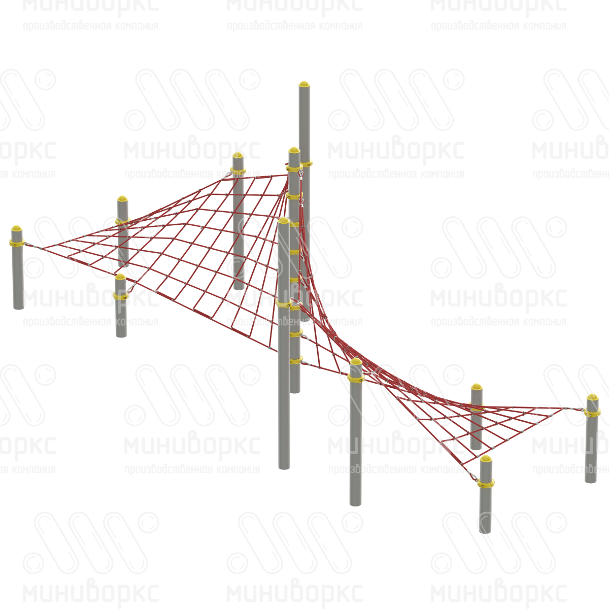 Канатные пространственные сетки – Q-0661.20-1c | картинка 1