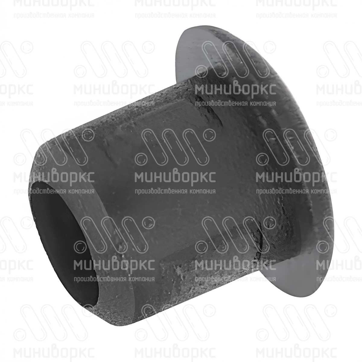 Заглушка пластиковая круглая под отверстие Ø6, цвет черный (RAL 9005) – BS68-01H - 2