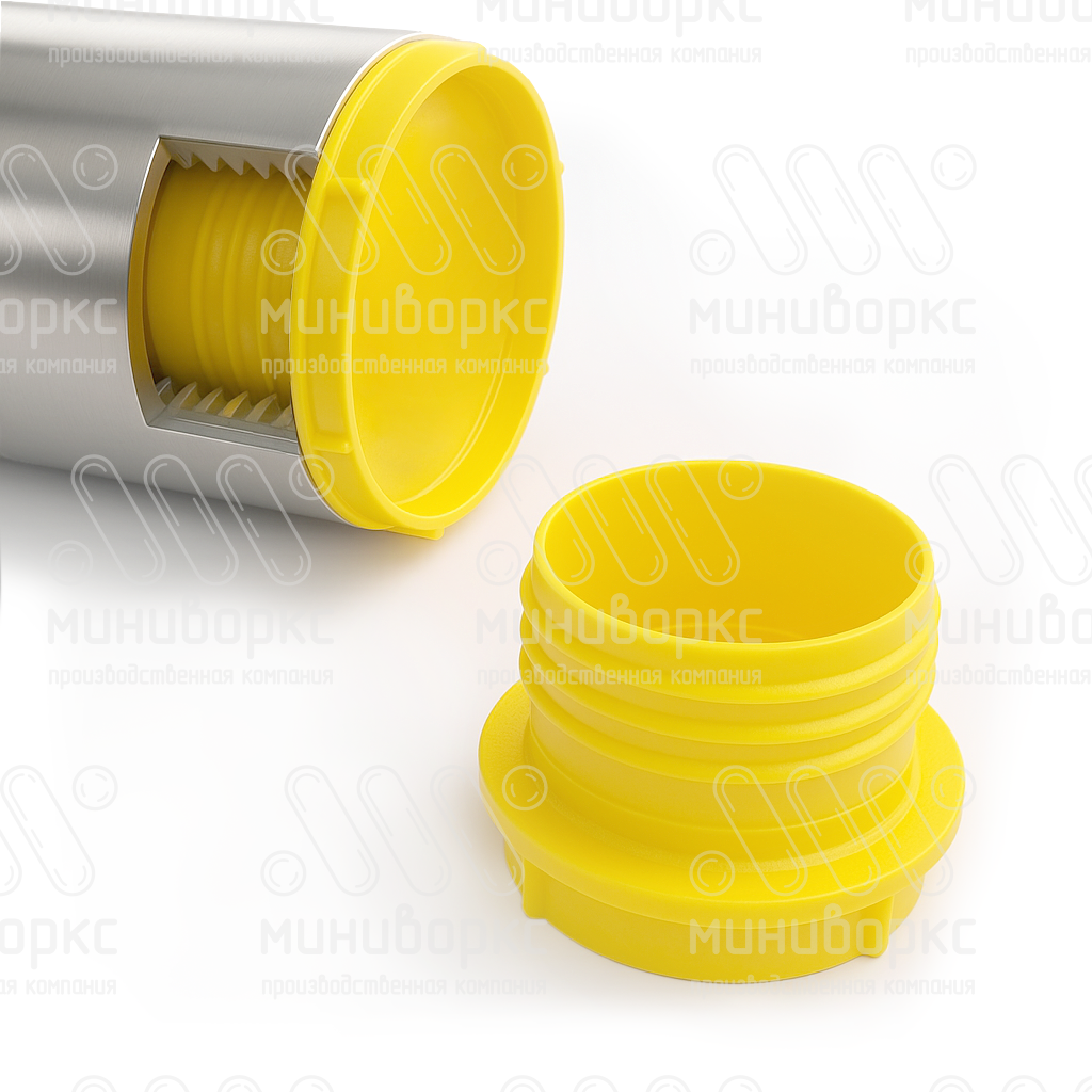 Колпачок пластиковый для защиты внутренней резьбы М14х1.5, цвет желтый – TFUGM14x1,5 - 6