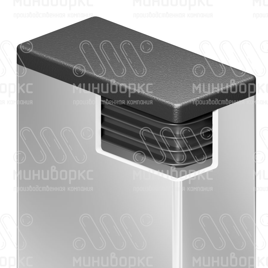 Прямоугольные заглушки для труб 110x30 – ILR110x30-GRIGIO | картинка 4