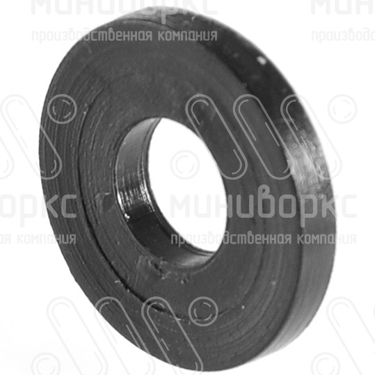 Шайба пластиковая круглая Ø8, наружный Ø20, высота 2.8 мм, цвет черный – ШБ8-20ЧЕ - 2