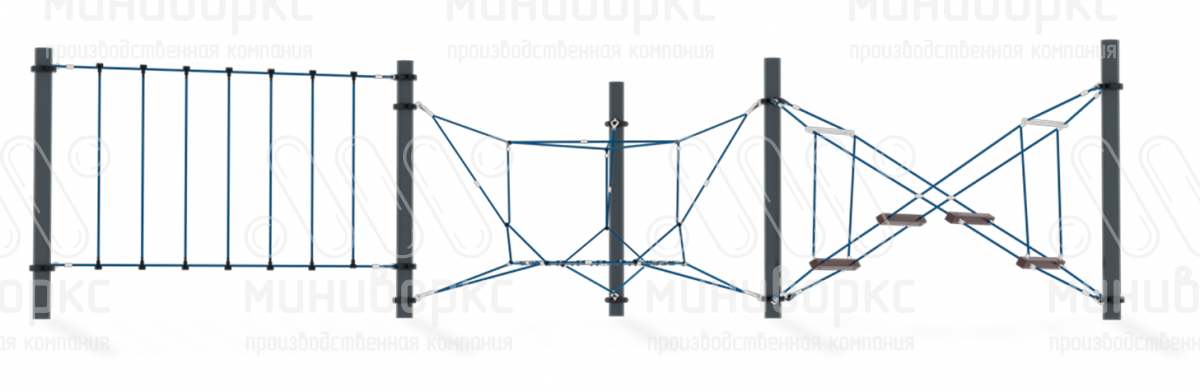 Канатные полосы препятствий – M-0001.20-02 | картинка 3