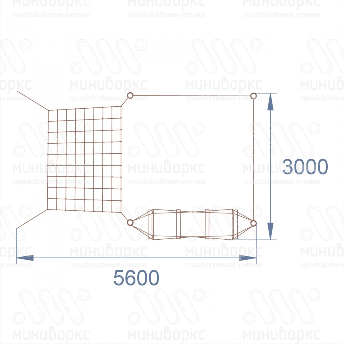 Канатные полосы препятствий – M-0002.20-02 | картинка 4