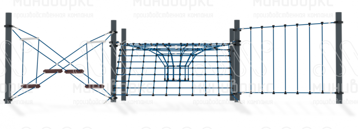 Канатные полосы препятствий – M-0003.20-61 | картинка 3